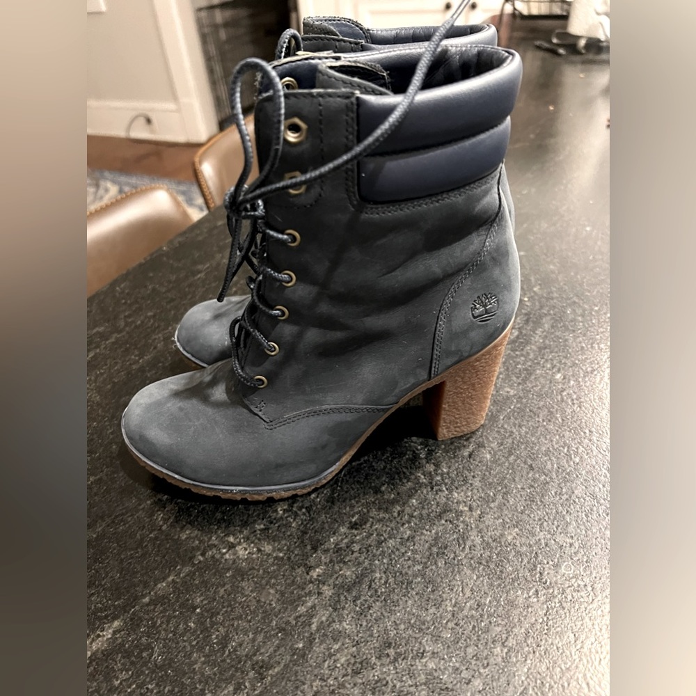 Timberland Blue Suede Boots